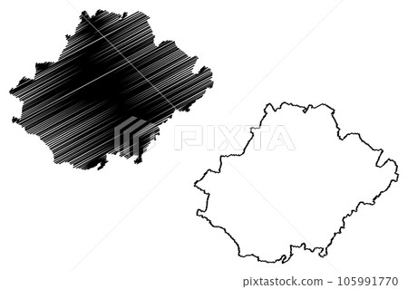 Maidstone Non-metropolitan district, Borough (United Kingdom of Great Britain and Northern Ireland, ceremonial county Kent, England) map vector illustration, scribble sketch map Maidstone Non-metropolitan district, Borough (United Kingdom of Great Britain and Northern Ireland, ceremonial county Kent, England) map vector illustration, scribble sketch map 105991770