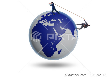 Illustration of global international conflict Illustration of global international conflict 105992165