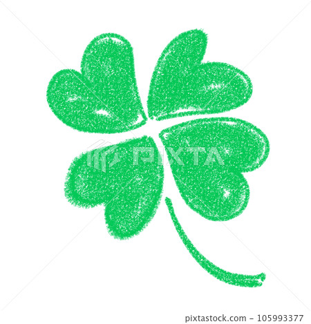 hand painted four leaf clover hand painted four leaf clover 105993377
