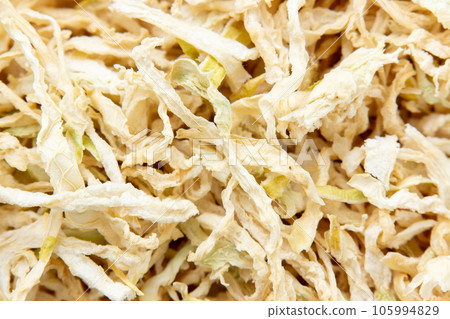 Kiriboshi radish. Dried up before rehydration. 105994829