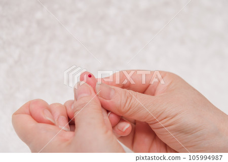 [糖尿病血糖水平測量血液] 105994987