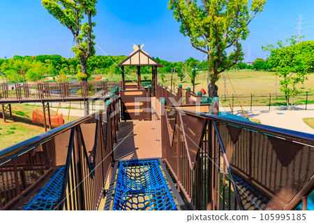 Tokyo Adachi Ward Toneri Park Boken no Oka (Treetop Path) 105995185