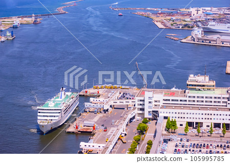 Niigata Port where the Sado Kisen ferry berths Niigata Port where the Sado Kisen ferry berths 105995785