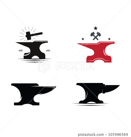 Blacksmith logo design vector Blacksmith logo design vector 105996569