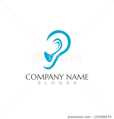 Hearing Logo Template 105996679
