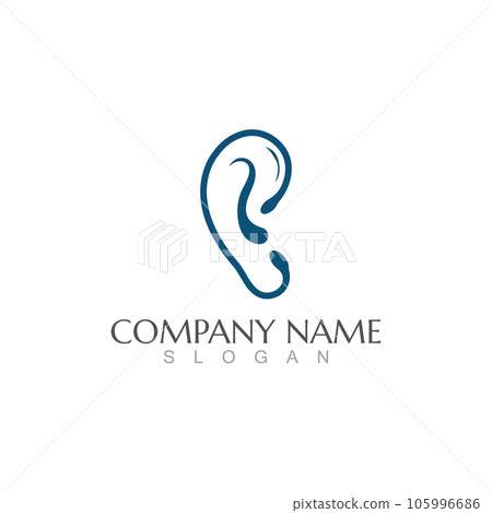Hearing Logo Template 105996686