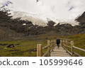 The scenery of Tibet under the blue sky and white clouds 105999646