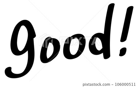 good good handwritten english letters black 106000511