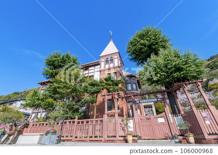 Kitano, Kobe City, Hyogo Prefecture, a popular tourist destination with an exotic atmosphere, Kobe Kitano Ijinkan Kazamidori no Yakata Kitano, Kobe City, Hyogo Prefecture, a popular tourist destination with an exotic atmosphere, Kobe Kitano Ijinkan Kazamidori no Yakata 106000968