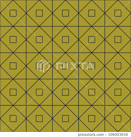Golden Squares Artdeco Seamless Pattern 106003638