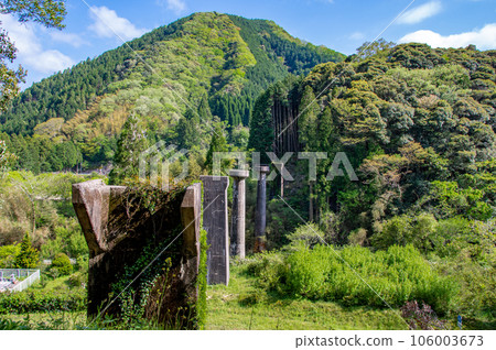 幻影鐵道遺產 廣濱鐵道今福線橋墩 島根縣濱田市 106003673