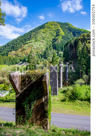 Phantom Railway Heritage Hirohama Railway Imafuku Line Bridge Piers Hamada City, Shimane Prefecture Phantom Railway Heritage Hirohama Railway Imafuku Line Bridge Piers Hamada City, Shimane Prefecture 106003754