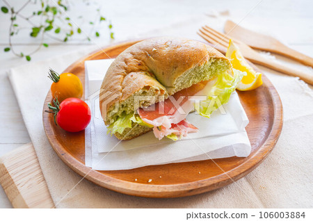 自製百吉餅三明治 106003884