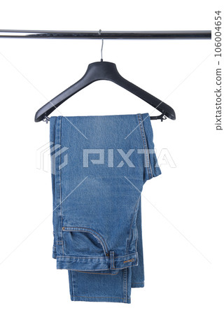 a pair of jeans on a hanger a pair of jeans on a hanger 106004654