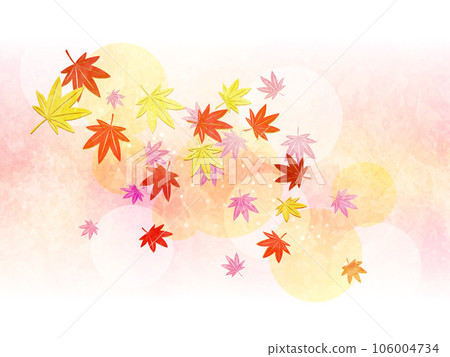 Background illustration of autumn leaves maple Background illustration of autumn leaves maple 106004734