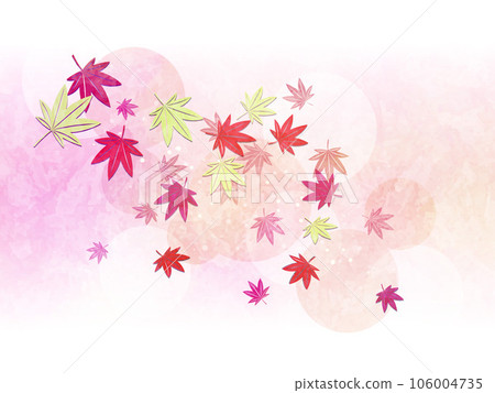 Background illustration of autumn leaves maple Background illustration of autumn leaves maple 106004735
