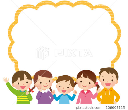 性格開朗的孩子們微笑複製空間 106005115