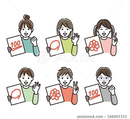 Set of children with test results Set of children with test results 106005333