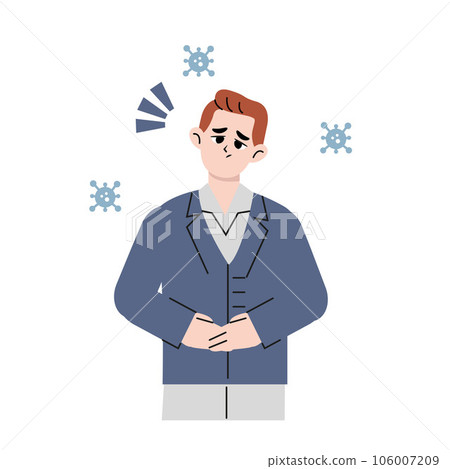 belly, man, pain 106007209