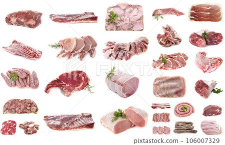 pork meats in studio 106007329