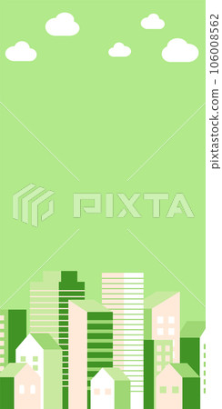 背景圖_建築群_綠色 106008562