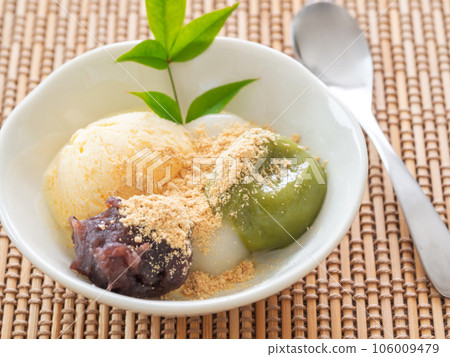 Shiratama Dango Ice Cream Shiratama Dango Ice Cream 106009479