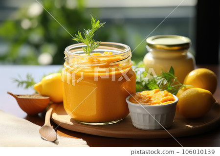 Vegetable baby food. Generative AI technology. 106010139