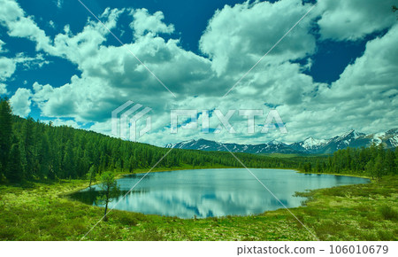 Mountain Altai , Ulagansky lake 106010679