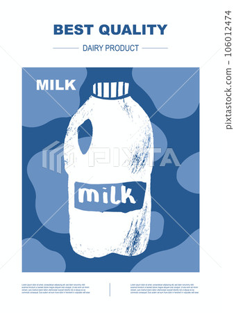 Dairy milk product. Abstract Vector Packaging Design Layouts Bundle. Modern Typography Banners with cow pattern. Hand Drawn vector. Dairy milk product. Abstract Vector Packaging Design Layouts Bundle. Modern Typography Banners with cow pattern. Hand Drawn vector. 106012474