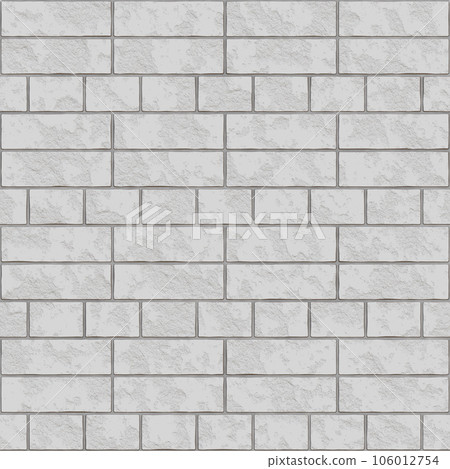 Subway tile seamless pattern. White kitchen, bathroom ceramic tile pattern, metro tunnel wall or floor texture. 106012754