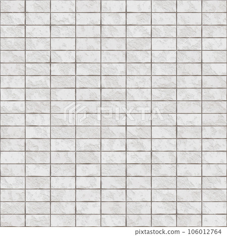Subway tile seamless pattern. White kitchen, bathroom ceramic tile pattern, metro tunnel wall or floor texture. 106012764