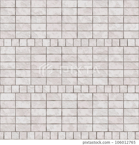 Subway tile seamless pattern. White kitchen, bathroom ceramic tile pattern, metro tunnel wall or floor texture. 106012765