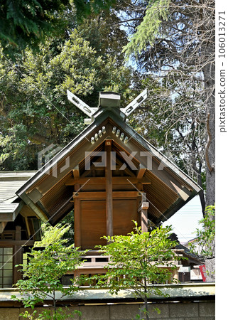 川口漫步:川口市神大木冰川神社正殿 川口漫步:川口市神大木冰川神社正殿 106013271
