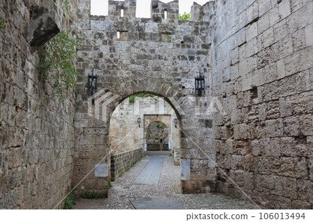 Inside the castle of Amboise Gate, Rhodes Island Inside the castle of Amboise Gate, Rhodes Island 106013494