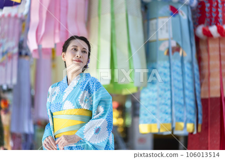 仙台七夕 2023 穿著浴衣的女人 106013514