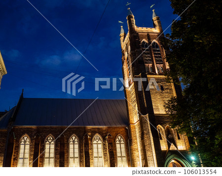 illuminated building St Andrew's Anglican Church illuminated building St Andrew's Anglican Church 106013554