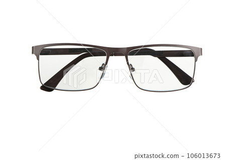 Reading glasses isolated on white background. Fashion spectacles for man and woman Reading glasses isolated on white background. Fashion spectacles for man and woman 106013673