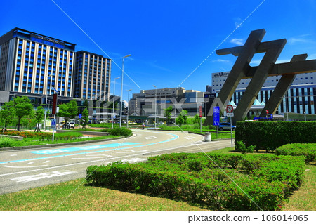 [石川縣] 晴朗的金澤站西口 106014065