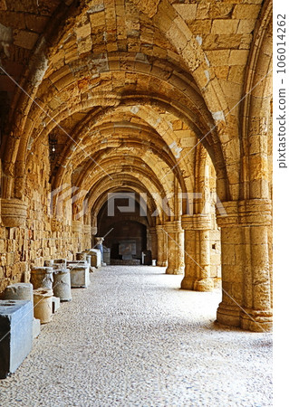Corridor of the Archaeological Museum, island of Rhodes 106014262