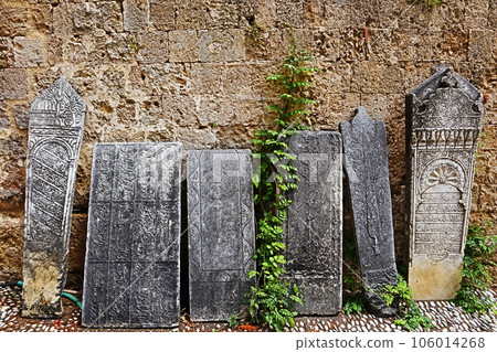 Tombstones in the Archaeological Museum, Rhodes Island Tombstones in the Archaeological Museum, Rhodes Island 106014268