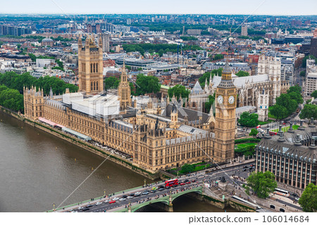 London Westminster Palace Panoramic view London Westminster Palace Panoramic view 106014684