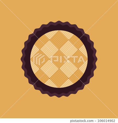 Brigadeiro candy2. Brazilian round candy topped with orange sweet sticks. Cartoon vector illustration. Brigadeiro candy2. Brazilian round candy topped with orange sweet sticks. Cartoon vector illustration. 106014902