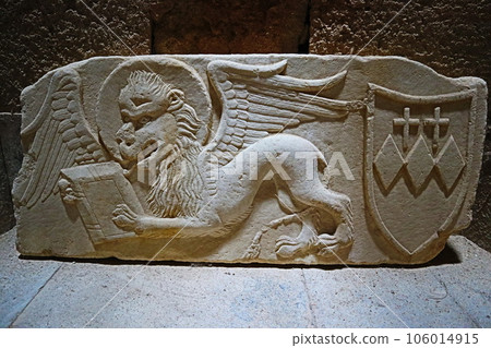 Rhodes Island, emblem of the Archaeological Museum Rhodes Island, emblem of the Archaeological Museum 106014915