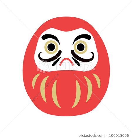 Illustration of daruma Illustration of daruma 106015096