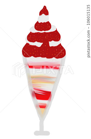 big strawberry parfait 106015135
