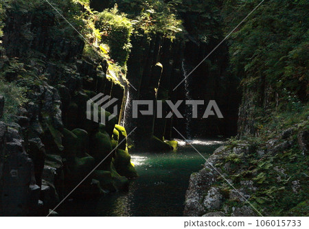 The mysterious cliffs of Takachiho Gorge The mysterious cliffs of Takachiho Gorge 106015733