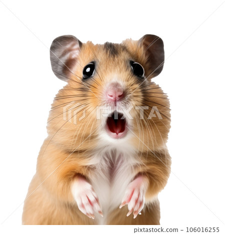 Surprised hamster with Huge Eyes 106016255