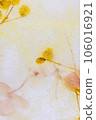 dried flowers in ice 106016921