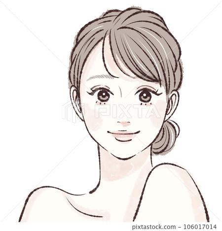 女性插畫素材 106017014