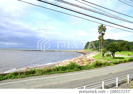 Scenery of the JR Kyushu Amakusa Misumi Line in a cloudy sky (2022) 106017257